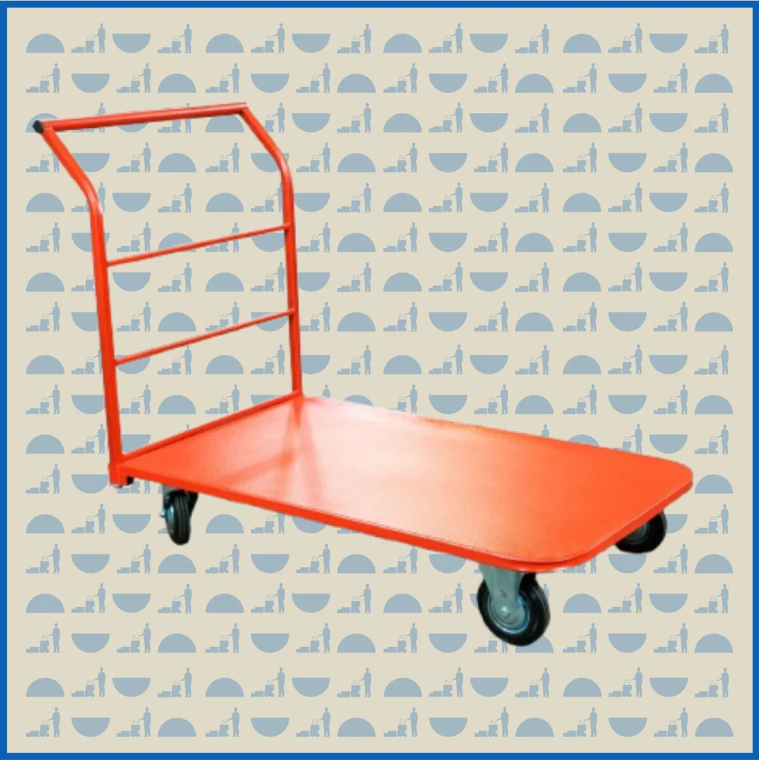 Тележка платформенная HUNTERPARTS ТП-8 (700x1000) г/п 435 кг (160 мм)