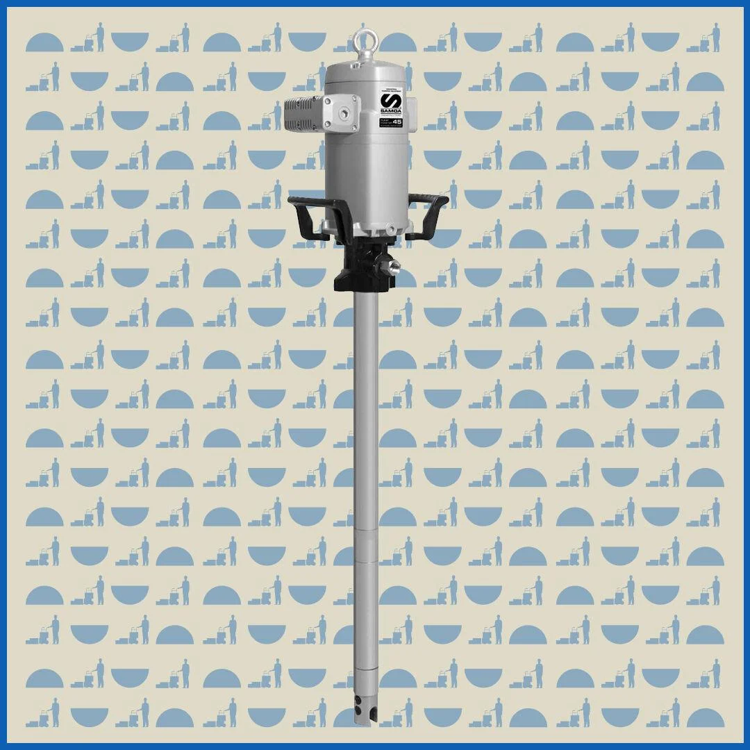 Насос для смазки PM 45 - 40 MA 4 1/2 "- 115 мм 40: 1 - 185 кг (А), SAMOA