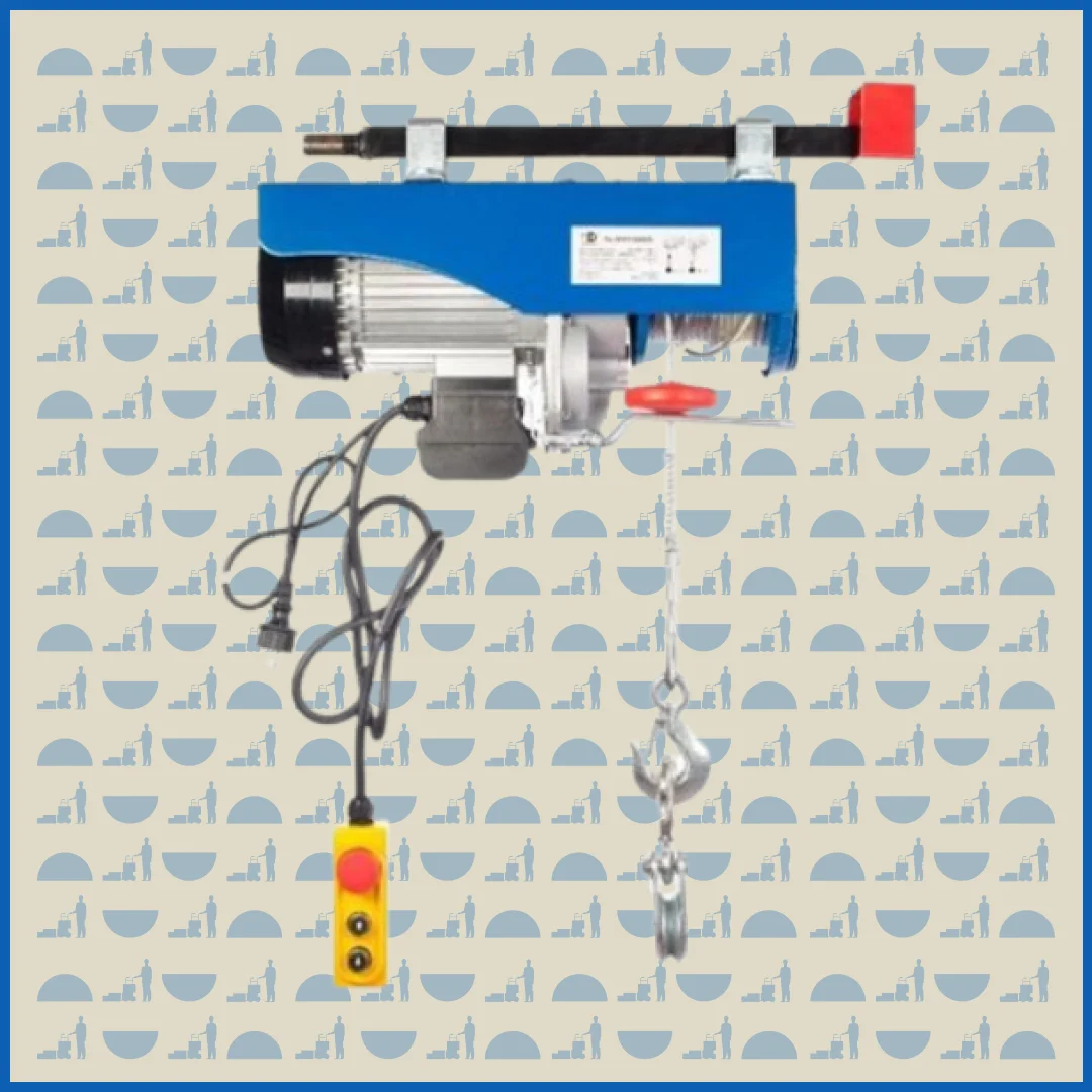 Таль электрическая HUNTERPARTS PA 600/1200 кг 20/10 м (модель N) С ТЕЛЕЖКОЙ
