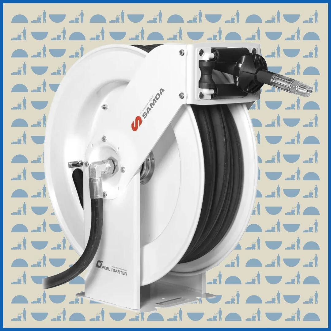 Катушка двухопорная 20 м х 1/2" для воздуха, воды, антифриза, ДТ и масла