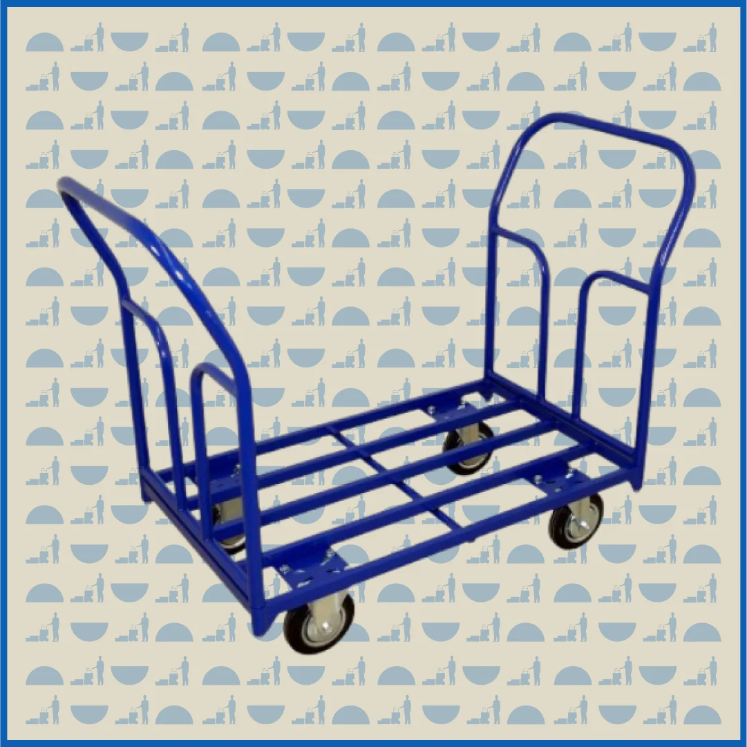 Тележка платформенная HUNTERPARTS ТП-КД 300 каркасная, 2 ручки (600х1000) (без колес)