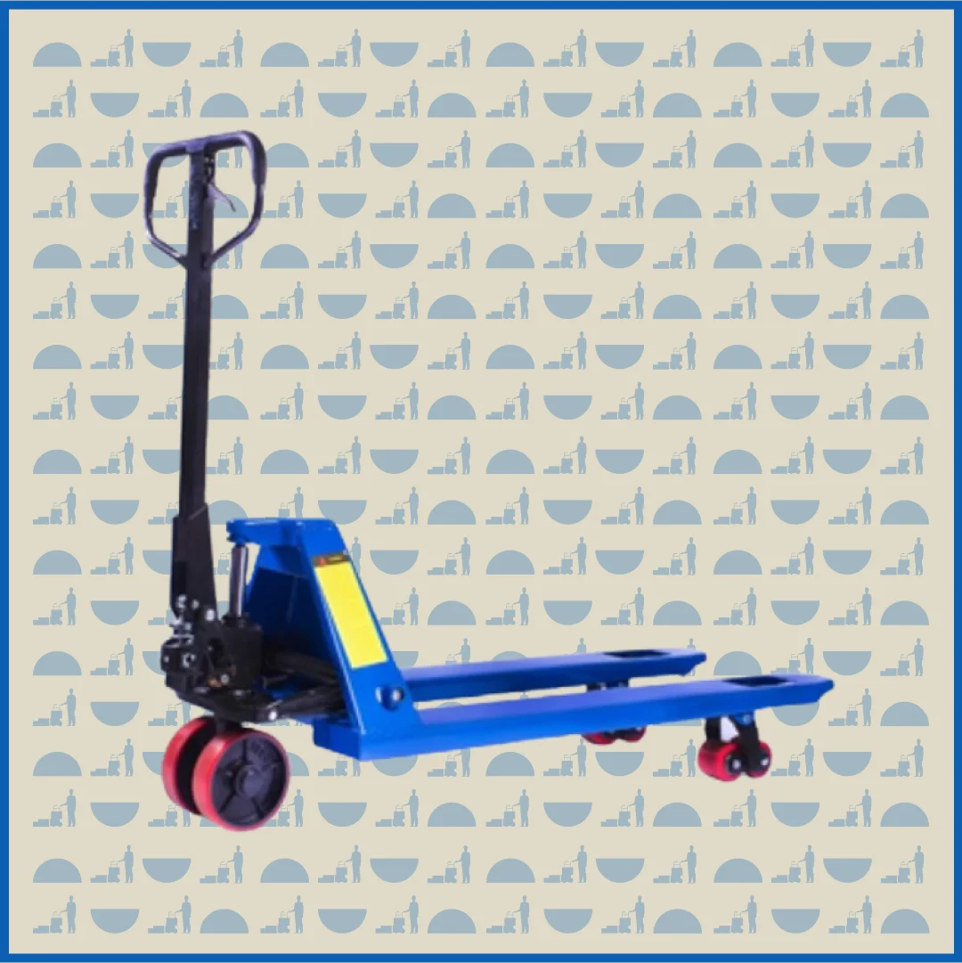 Тележка гидравлическая HUNTERPARTS 2500 кг 1150 мм AC (полиуретановые колеса)