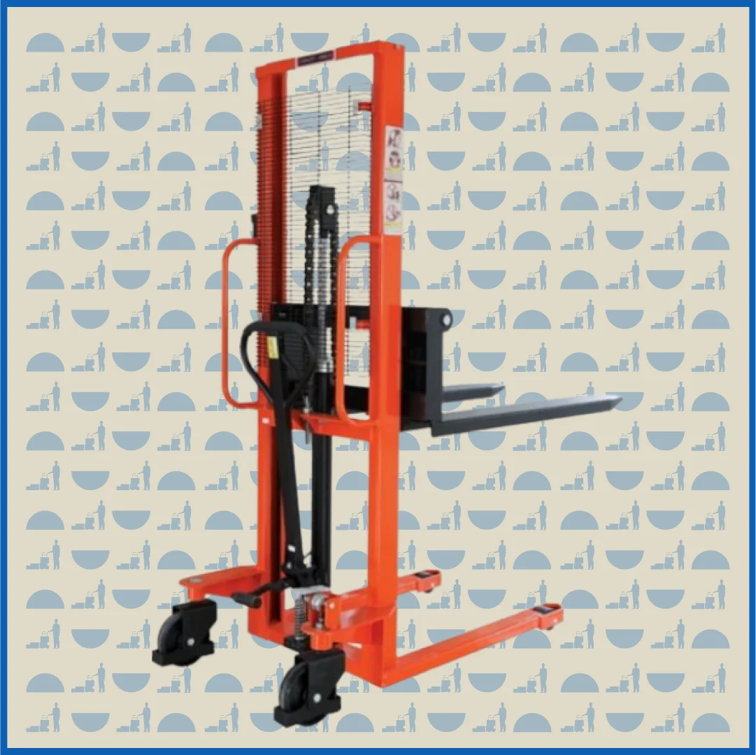 Штабелер гидравлический 1,0 т 1,6 м HUNTERPARTS TYC1016 с раздвижными вилами