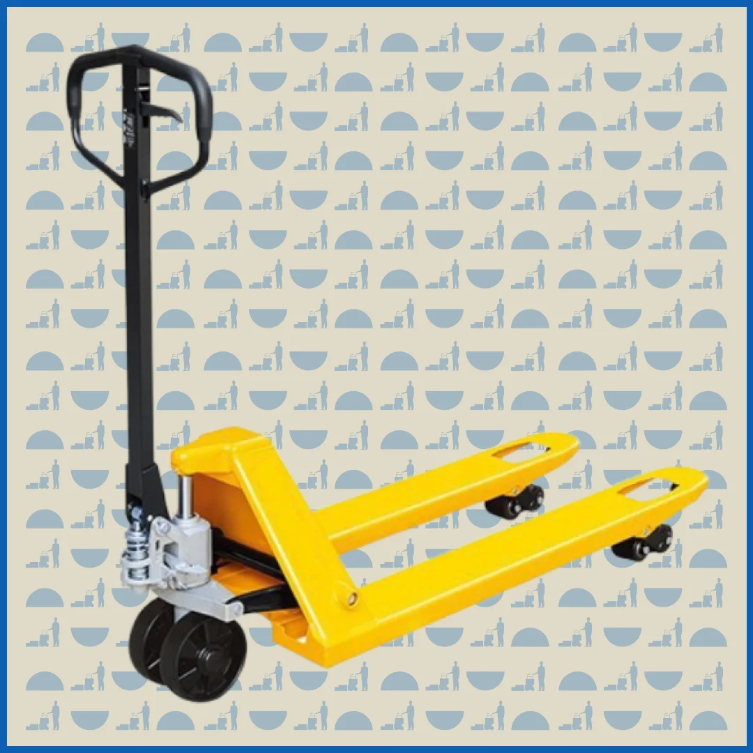 Тележка гидравлическая HUNTERPARTS 2500 кг 800 мм RHP(BF) (полиуретановые колеса)
