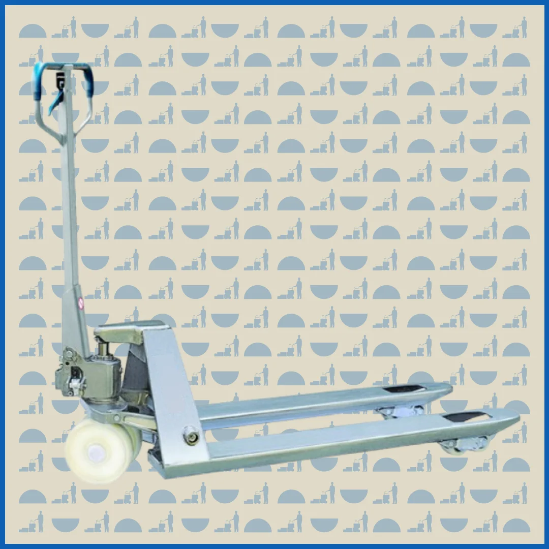 Тележка гидравлическая HUNTERPARTS 2500 кг 1150 мм BFG оцинкованная (полиуретановые колеса)