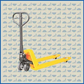 Тележка гидравлическая HUNTERPARTS 2500 кг 1150 мм BFB с тормозом (полиуретановые колеса)